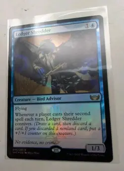 Ledger Shredder Streets of New Capenna Foil From Pack To Sleeve - Image 2
