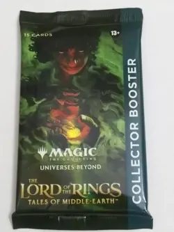 MAGIC THE GATHERING LORD OF THE RINGS COLLECTOR BOOSTER PACK - FACTORY SEALED! - Image 1