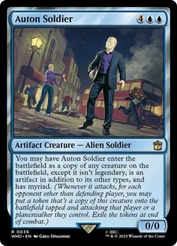 MTG - Auton Soldier - Universes Beyond: Dr. Who WHO - Image 1
