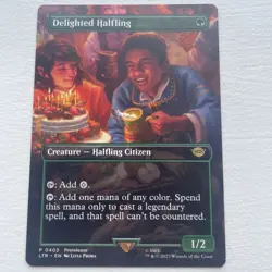 Delighted Halfling (402) [The Lord of the Rings: Tales of Middle-Earth Prereleas - Image 1