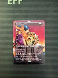 The Soul Stone (Borderless) Marvel's Spider-Man Foil Thanos - Image 1
