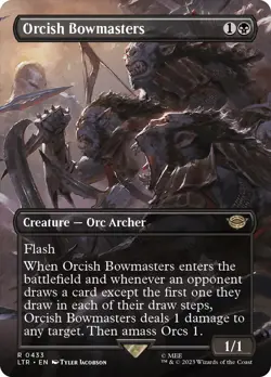 Orcish Bowmasters (Borderless) Universes Beyond: the Lord of the Rings Reg 433 - Image 1