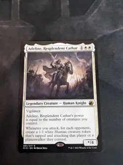 Adeline, Resplendent Cathar Commander: Tarkir: Dragonstorm Regular - Image 1