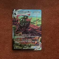 Pokemon TCG Corviknight VMAX SWSH12 Silver Tempest Trainer Gallery TG19/TG30 NM - Image 1