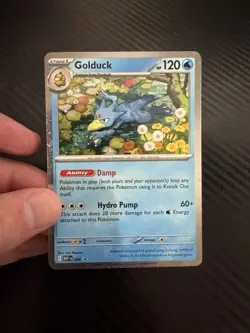 Golduck 008 Black Star Promo - Pokemon TCG Mega Evolutions Blister Fresh - NM - Image 1