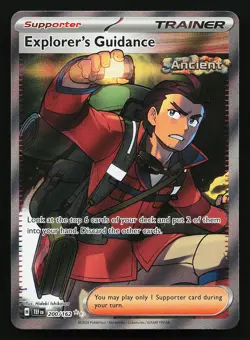 Explorer's Guidance 200/162 Ultra Rare Temporal Forces Pokemon Card - Image 1