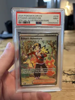 Pokemon TCG Ethan's Adventure Sir 236/182 Destined Rivals PSA 9 - Image 1