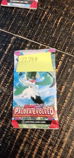 1x Pokemon Paldea Evolved Booster Pack Sealed 22.29 grams - Image 1