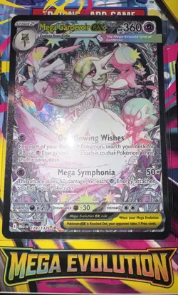 Mega Gardevoir EX SAR 178/132 English Pokemon Mega Evolution PSA 10 candidate - Image 2