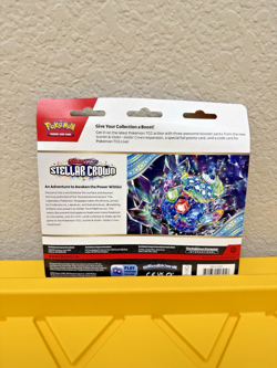 Pokemon TCG Scarlet & Violet Stellar Crown Booster Blister 3 Packs Latias Cosmos - Image 2