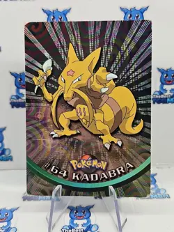 Pokemon Topps Kadabra Holo #64 Black Logo MP - Image 1