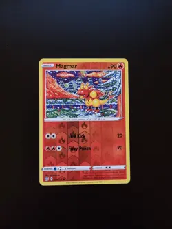 Pokemon TCG Magmar Sword & Shield: Brilliant Stars 019/172 Reverse Holo Common - Image 3