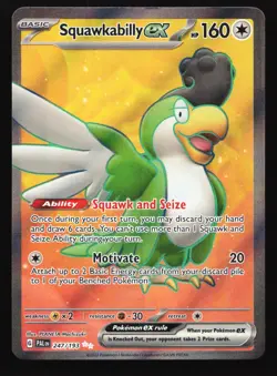 Pokemon Squawkabilly ex 247/193 Paldea Evolved Ultra Rare Holo MP - Image 1