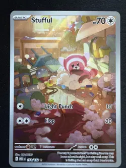 Pokemon STUFFUL 154/132 - Mega Evolution - ILLUSTRATION RARE -Near Mint - Image 1