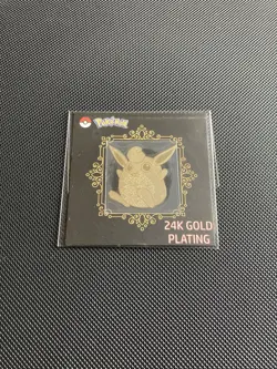 Wigglytuff 24k Gold Plated Pokemon Sticker Korean Candy - Image 1