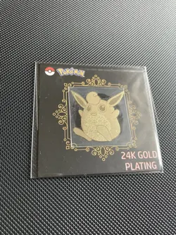 Wigglytuff 24k Gold Plated Pokemon Sticker Korean Candy - Image 3