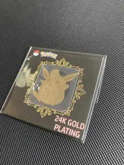 Wigglytuff 24k Gold Plated Pokemon Sticker Korean Candy - Image 4