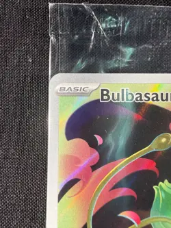 Pokemon TCG Bulbasaur 133/132 MEGA EVOLUTION Illustration Rare Stamped & Sealed - Image 2