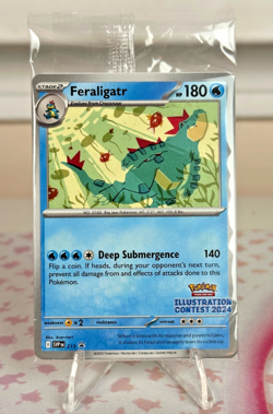 2024 Pokemon Illustration Contest SEALED! Feraligatr, Pikachu & Toxtricity EX - Image 1