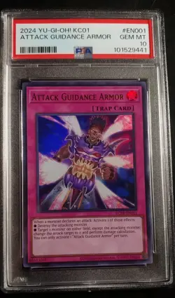 YU-GI-OH! Attack Guidance Armor KC01 PSA 10 - Image 1