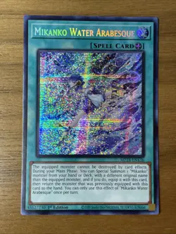 Yu-Gi-Oh - Mikanko Water Arabesque - MP24-EN093 - Prismatic Secret Rare - Image 1