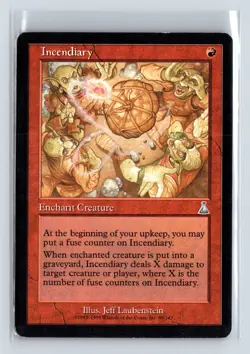 INCENDIARY - MTG Magic the Gathering Card - Urza's Destiny - Uncommon - Image 1