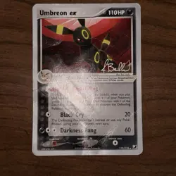 Vintage 2006 Pokemon World Championships Umbreon Ex 112/115 Card See Btm Of Card - Image 1