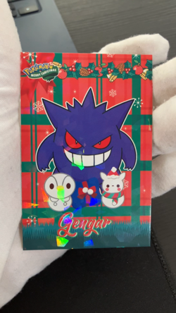 Gengar Cracked Ice Holo Pokemon 2024 Card Database Merry Christmas - Image 2