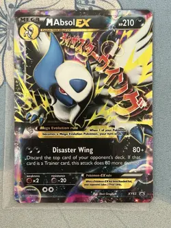 Pokemon TCG M Absol EX XY63 XY Promo Card HP Condition - Image 1
