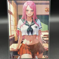 Jewelry Bonney One Piece Anime Waifu Card Doujin ACG Goddess Holo - Image 1
