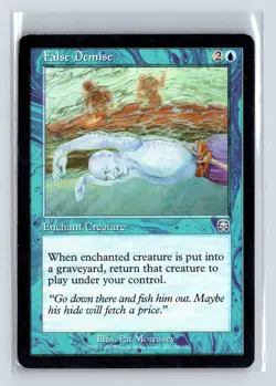 FALSE DEMISE - MTG Magic the Gathering Card - Mercadian Masques - Uncommon - Image 1