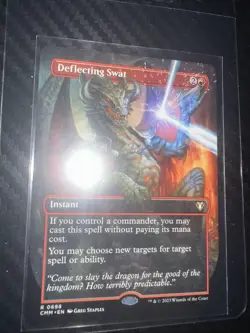 Magic The Gathering Deflecting SWAT Borderless Card Commander Masters Regular NM - Image 2