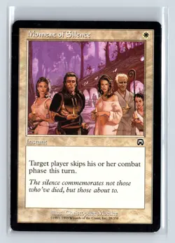 MOMENT OF SILENCE - MTG Magic the Gathering Card - Mercadian Masques - Common - Image 1
