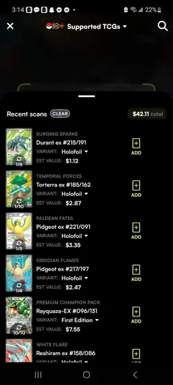 10 Full Art Ex Pokemon Card Lot TCG CCG - Image 5