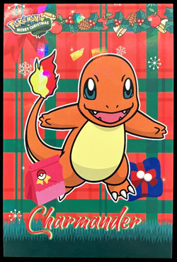 Charmander Cracked Ice Holo Pokemon 2024 Card Database Merry Christmas - Image 1