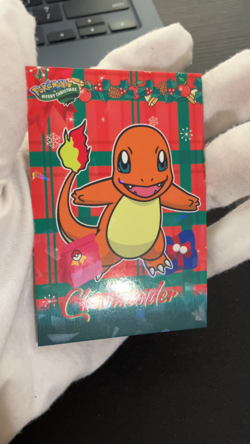 Charmander Cracked Ice Holo Pokemon 2024 Card Database Merry Christmas - Image 2