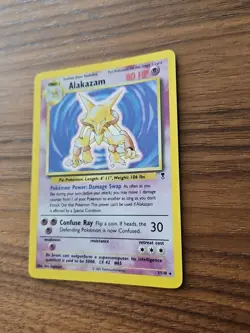Pokemon TCG Alakazam 1/110 Legendary Collection Holo Rare Card, 2002 Edition - Image 2