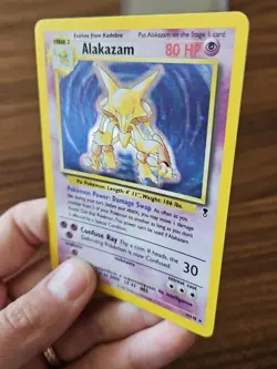 Pokemon TCG Alakazam 1/110 Legendary Collection Holo Rare Card, 2002 Edition - Image 5