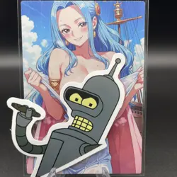 Nefertari Vivi One Piece Anime Waifu Card Doujin ACG Goddess Holo - Image 1