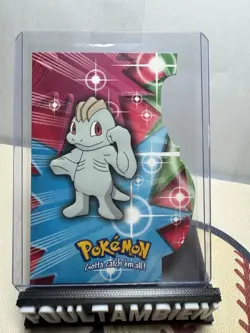 MACHOP Stage 1 Die-Cut POKEMON 2000 Trading Card EVO10 of 12 TOPPS #66 - Image 1