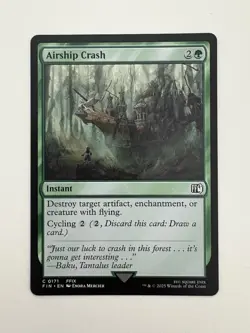 Airship Crash MTG Magic the Gathering Card NM Near Mint FIN - Image 1