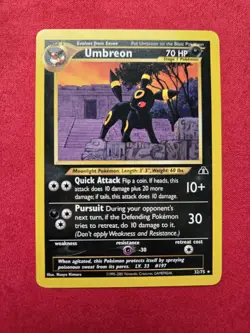 Umbreon Neo Discovery 32/75 Unlimited Edition Regular Card NM - Image 1