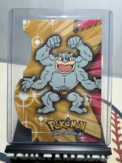 2000 Topps Pokemon TV Animation Series 3 #68 Machamp Die Cut Card EVO12 of 12 - Image 1