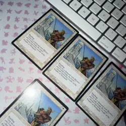MTG MAGIC THE GATHERING ICE AGE KJELDORAN WARRIOR LOT OF 4 - Image 3