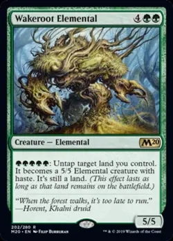 Wakeroot Elemental - Near Mint MTG Magic 2020 Core Set - Image 1