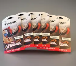MTG: Magic The Gathering Marvel Spider-Man Play Sleeved Booster Pack IN HAND 🔥 - Image 1