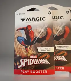 MTG: Magic The Gathering Marvel Spider-Man Play Sleeved Booster Pack IN HAND 🔥 - Image 2