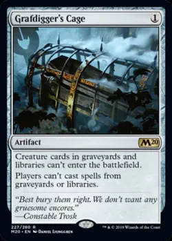 Grafdigger's Cage - Near Mint MTG Magic 2020 Core Set - Image 1