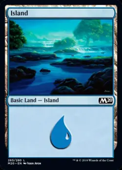 Island (265) - Near Mint MTG Magic 2020 Core Set - Image 1