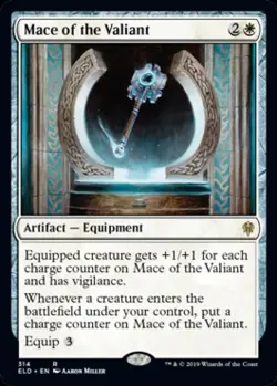 Mace of the Valiant - Near Mint MTG Throne of Eldraine - Image 1